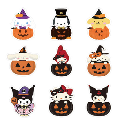 Complete Sanrio Halloween Stickers Set | 63 Pieces