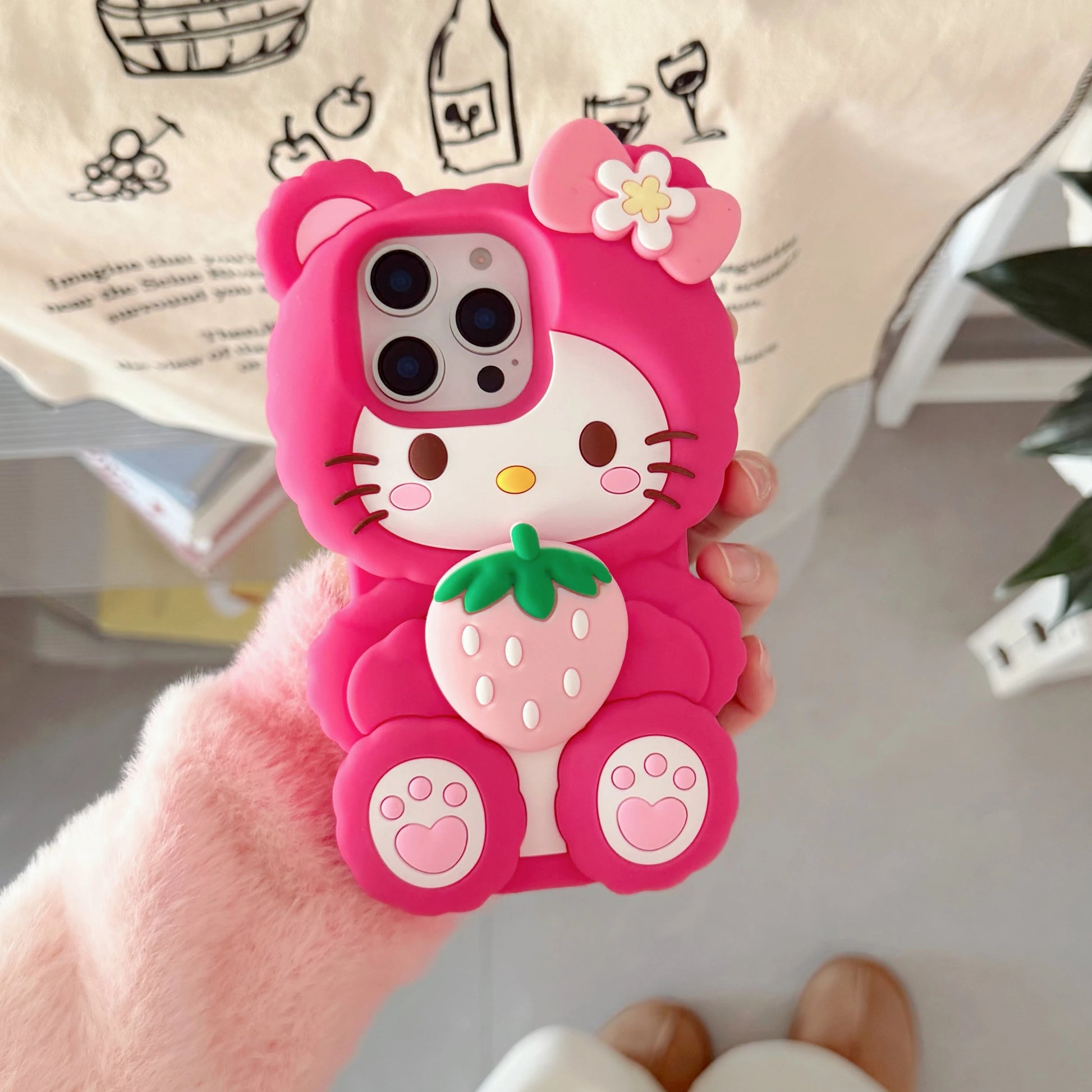 Cute & Juicy: Strawberry Hello Kitty Case