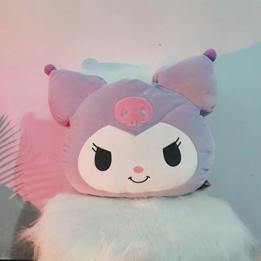 Cute Kuromi Plush Pillow: Perfect Back Cushion for Relaxation