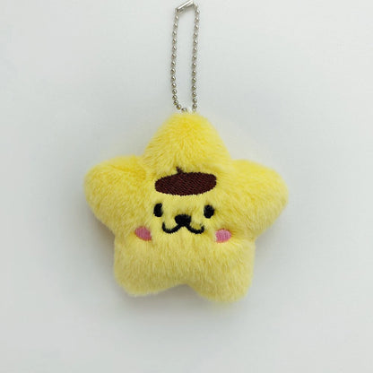 Cute Sanrio Pompompurin Star Charm Keyring