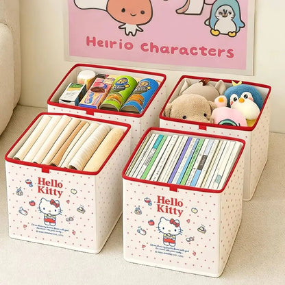 Cute Sanrio Storage Box | Foldable Character Organizer Bag