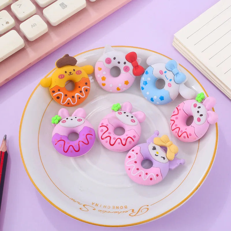 Donuts & Daydreams – Sanrio Eraser Collection (48pcs)