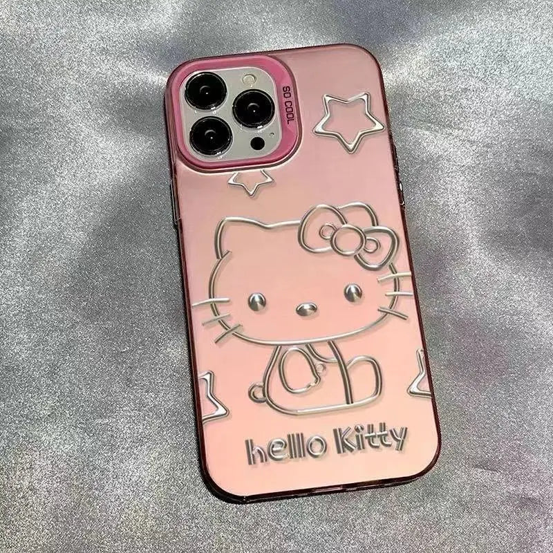 Electroplated Hello Kitty Phone Case | Design & Protection