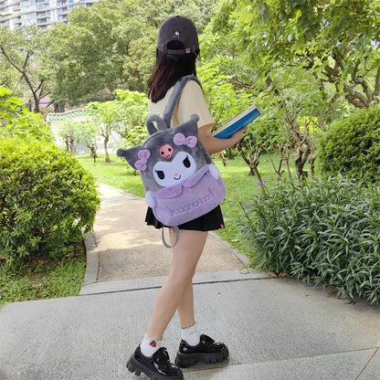 Fluffy & Fearless: Kuromi Edition Backpack
