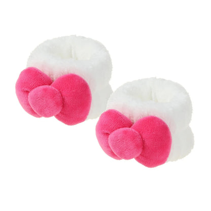 Fuzzy Cat Ear Headband & Hair Tie Set