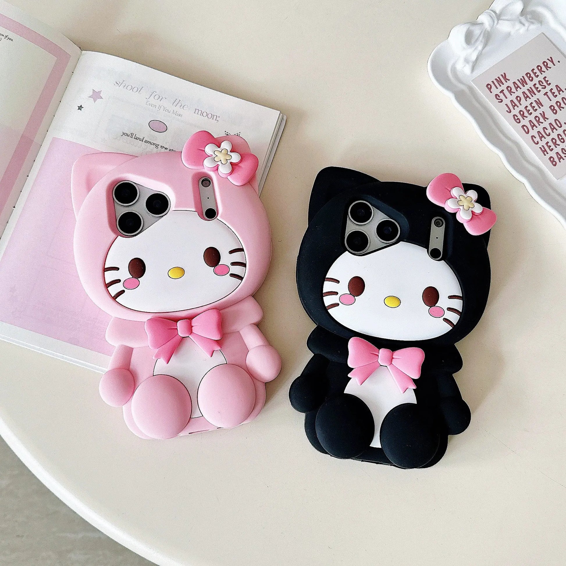 Girly Pop 3D Bow Hello Kitty Case