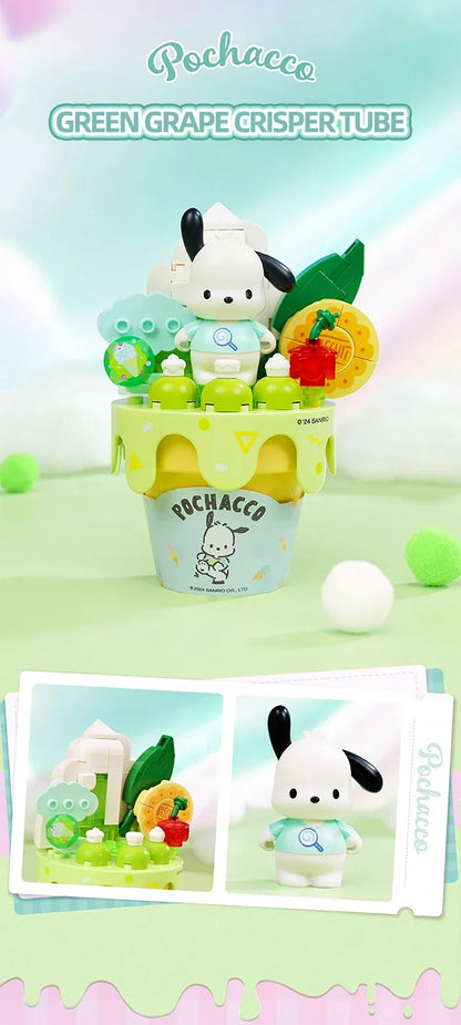 Grape Goodness: Pochacco Cone Mini Blocks