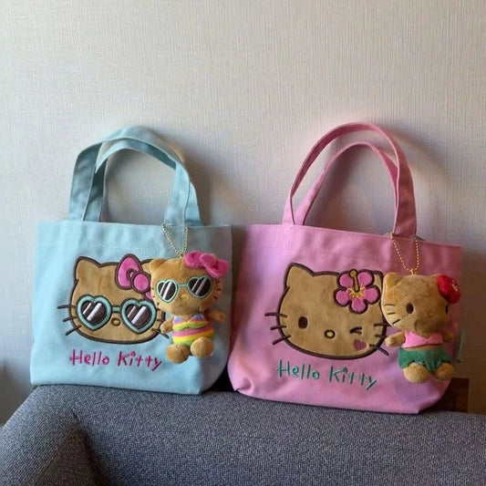 Hello Kitty Aloha Bloom Bag – Blue / Pink