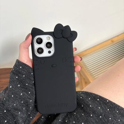 Hello Kitty Black Phone Case with Adjustable Wrist Strap