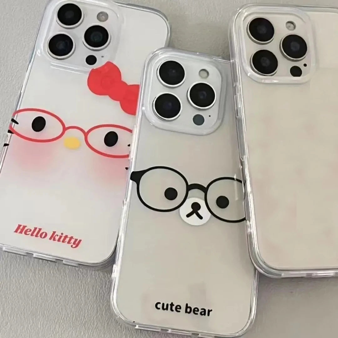 Hello Kitty Clear Phone Case – Soft TPU, Shockproof Cover