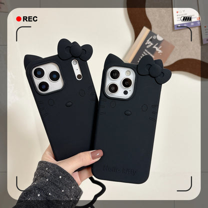 Hello Kitty Cool Black Camera Protection Phone Case