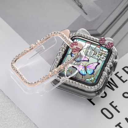 Hello Kitty Diamond Bling Apple Watch Case – Cute & Protective