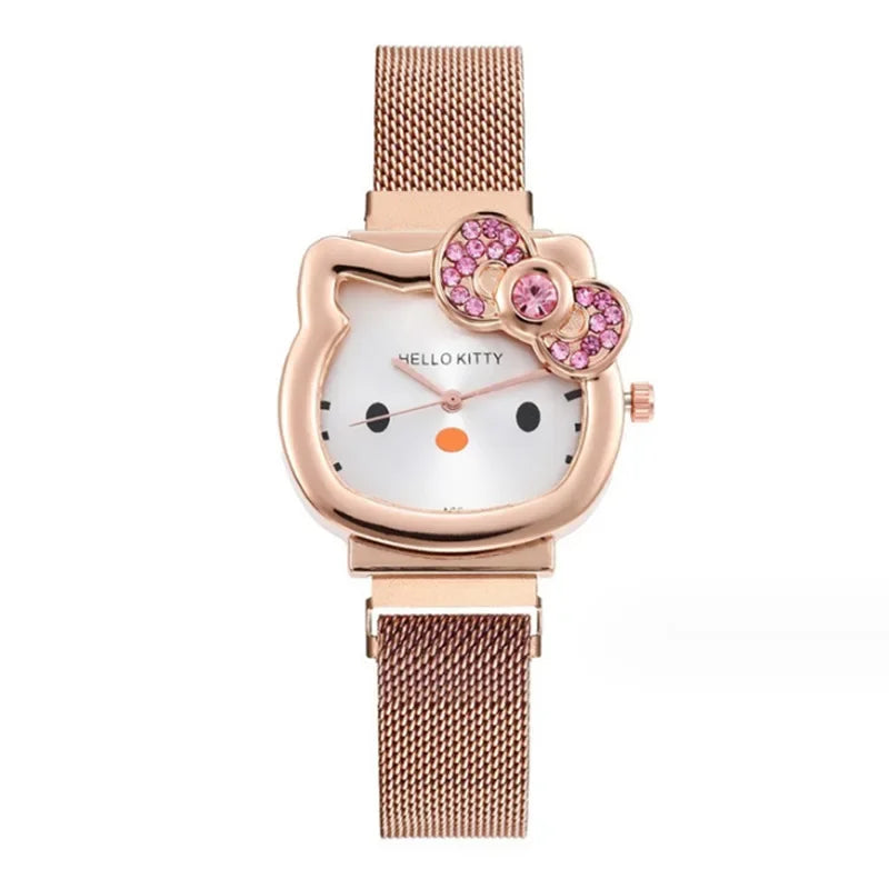 Hello Kitty Diamond Bow Watch – Perfect Gift for Girls & Hello Kitty Fans