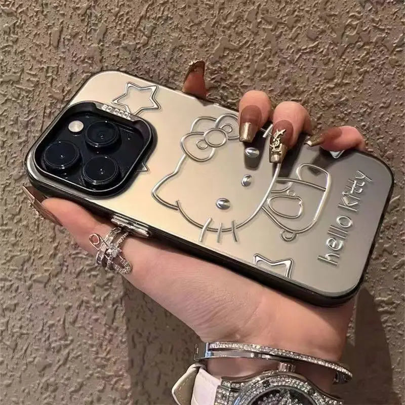 Hello Kitty Electroplated Phone Case | Chic & Stylish Sanrio Protection