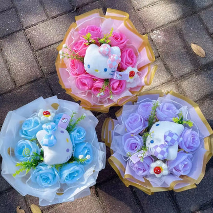 Hello Kitty Flower Garden Look – Cute Bouquet-Inspired Style
