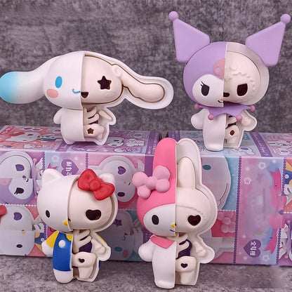 Hello Kitty & Friends Half-Skeleton Cutie Figures