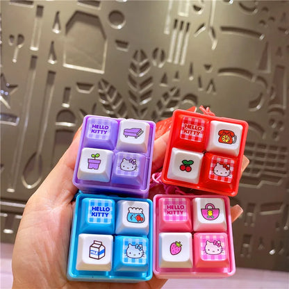 Hello Kitty Happy Button Light-Up Charm