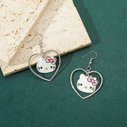 Hello Kitty Heart Stud Earrings – Sanrio Jewelry