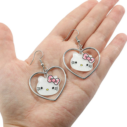 Hello Kitty Heart Stud Earrings – Sanrio Jewelry