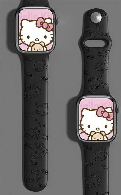 Hello Kitty IconEngrave Silicone Apple Watch Loop