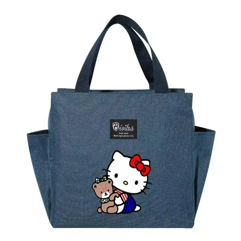 Hello Kitty Insulated Blue Lunch Cooler Blue Tote