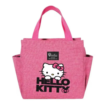 Hello Kitty Insulated Blue Lunch Cooler Pink Tote