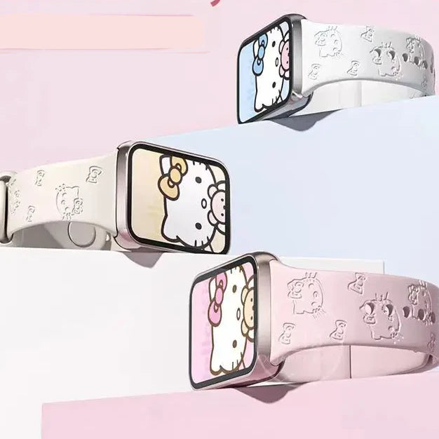 Hello Kitty JoyPrint Engraved Silicone Strap