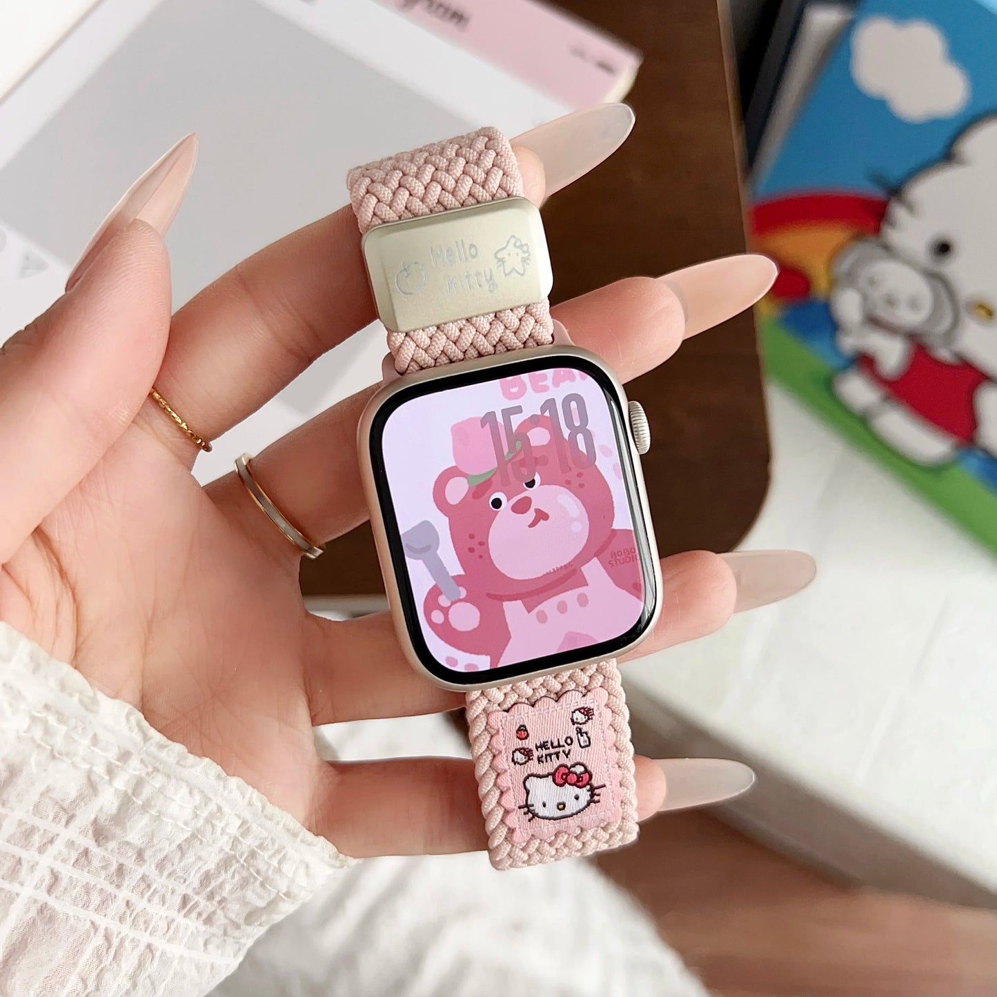 Hello Kitty Kawaii Candy-Weave Magnet Strap