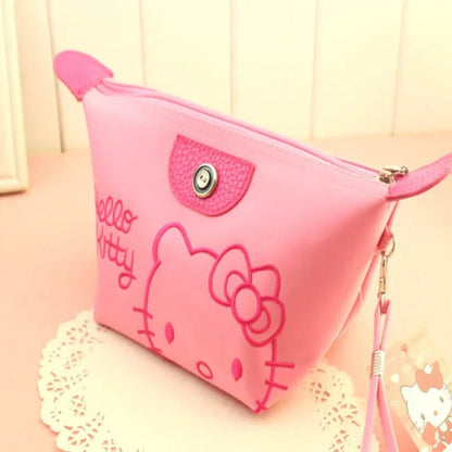Hello Kitty Kawaii Cosmetic Bag – Waterproof Toiletry Pouch for Travel