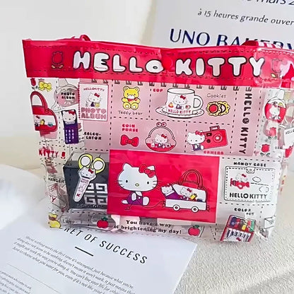 Hello Kitty Large Clear Tote – Waterproof PVC Beach & Pool Bag