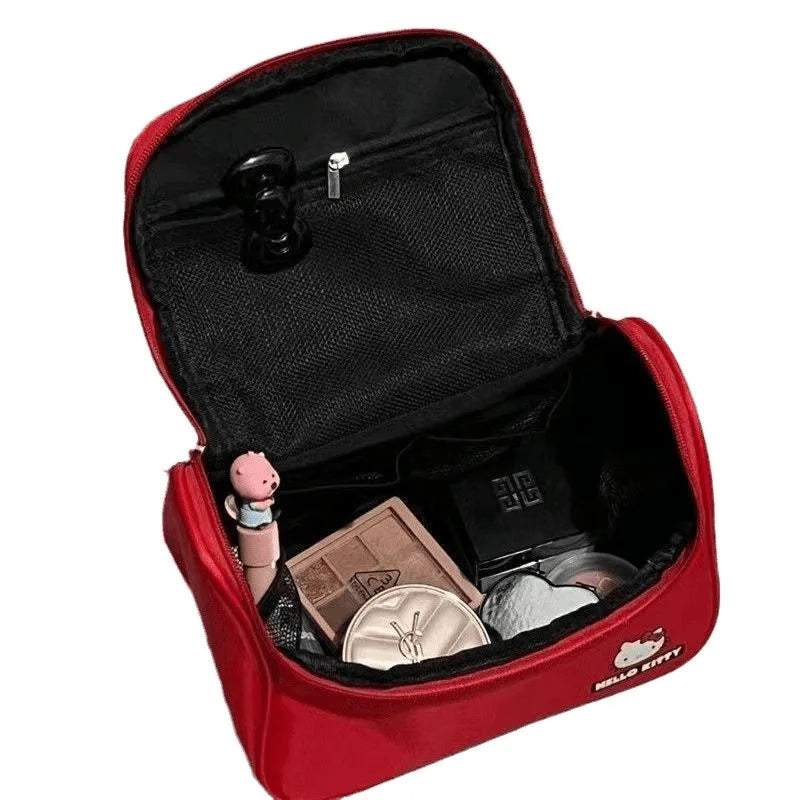 Hello Kitty Large Makeup Pouch | Cute Sanrio Travel Organizer