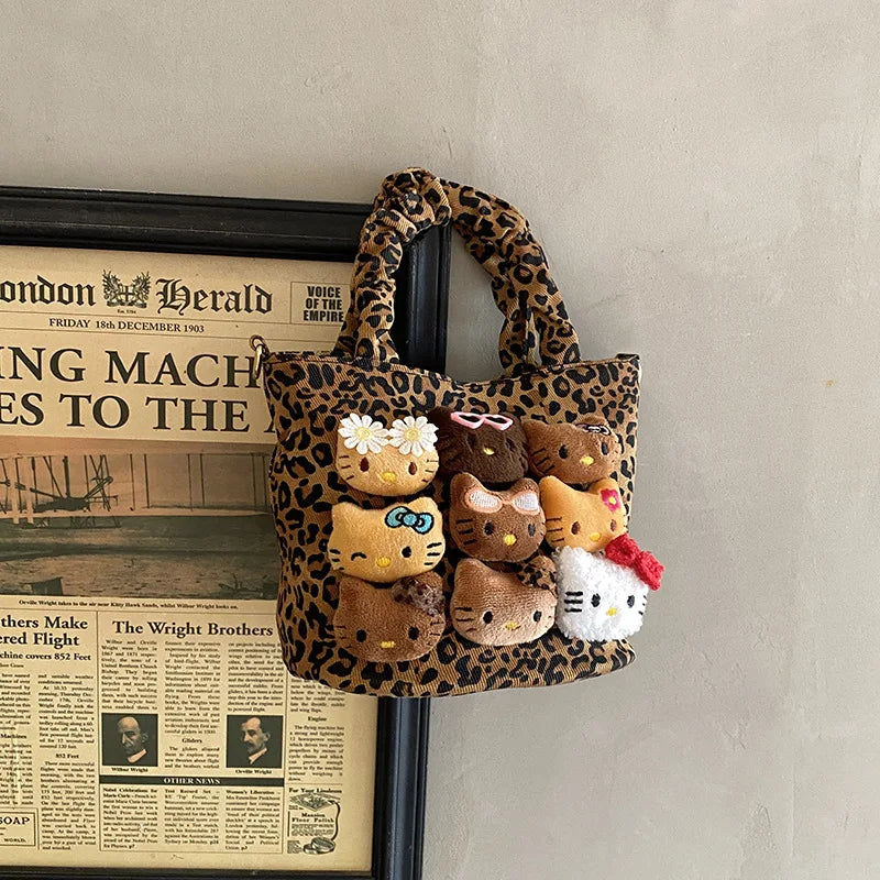 Hello Kitty Leopard Print Shoulder Bag | Sanrio Crossbody