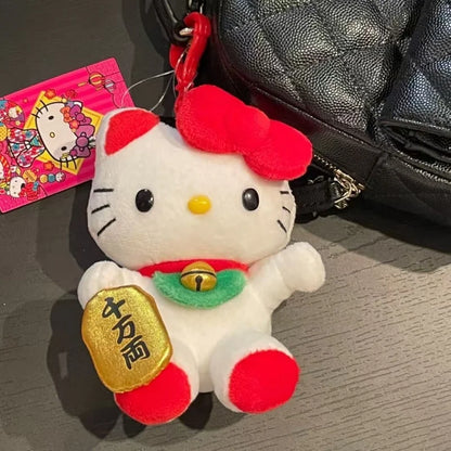 Hello Kitty Lucky Kitty Cat Plush Charm
