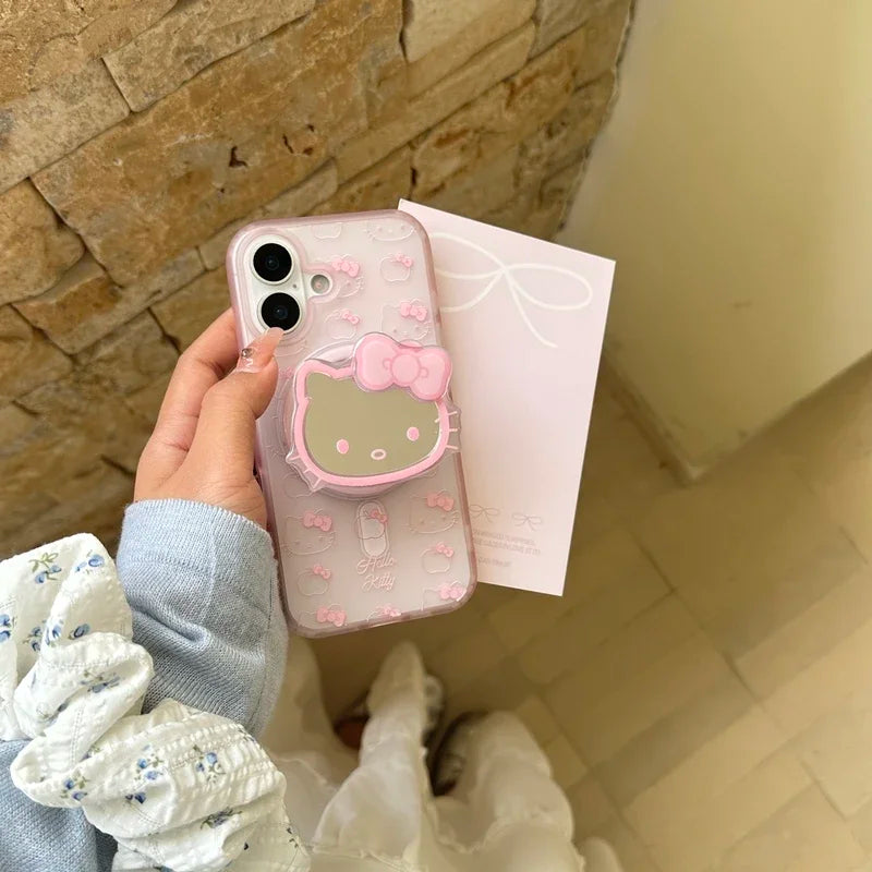 Hello Kitty Mirror Grip Phone Case