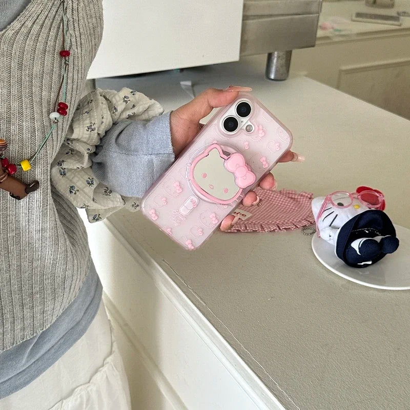 Hello Kitty Mirror Stand Phone Case