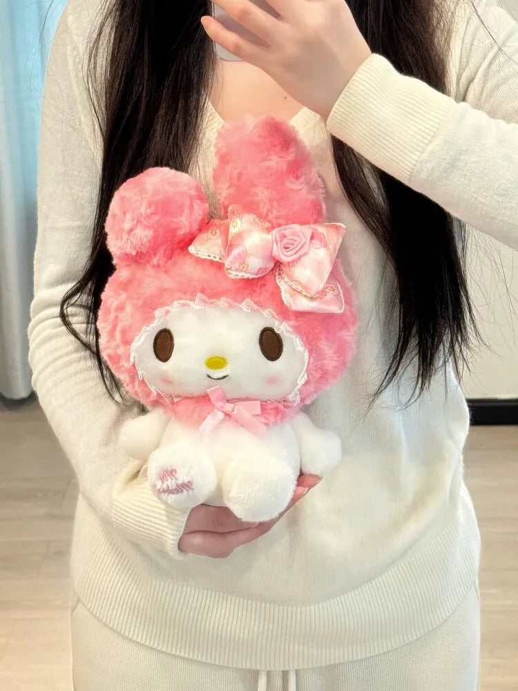 Hello Kitty & My Melody Blush Heart Plush Toy