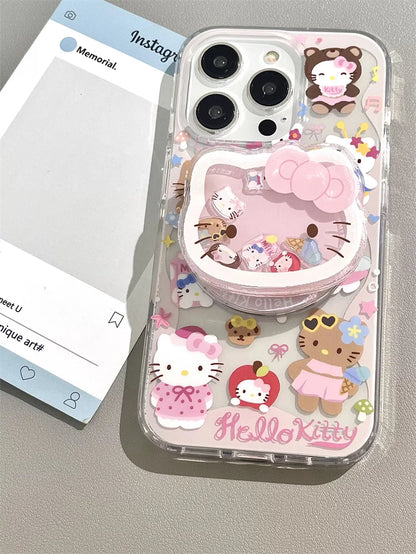Hello Kitty Phone Case with Built-in Magnetic Holder

