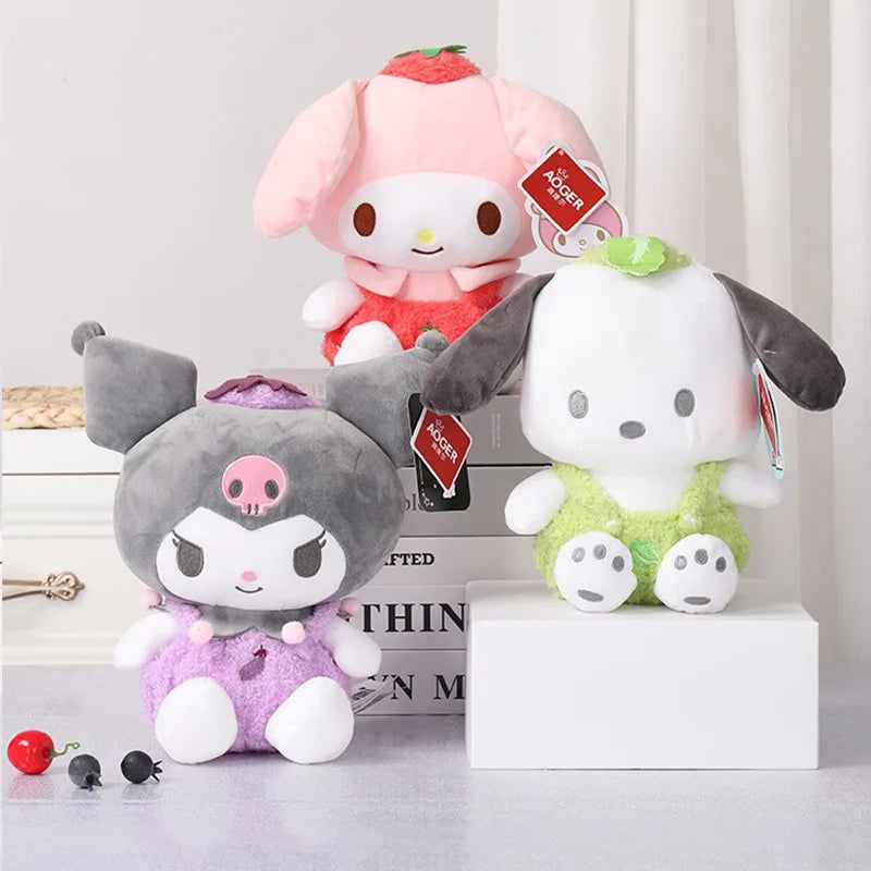 Hello Kitty Plush Toy in Radish Look | 20cm Sanrio Vegetable Series