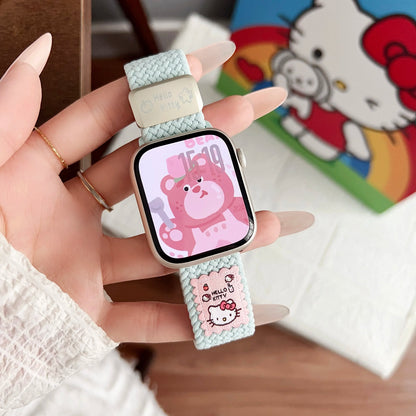 Hello Kitty Rainbow Candy Magnetic Braided Strap