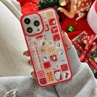 Hello Kitty Red 3D Keyboard Design Case for iPhone – Cute Protective Cover