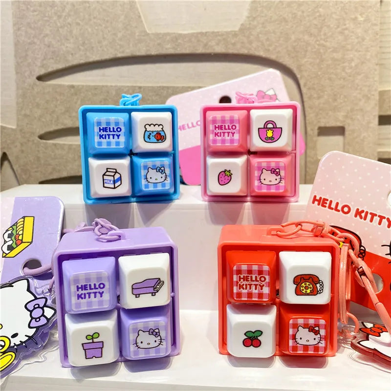 Hello Kitty Secret Button Light & Sound Keychain