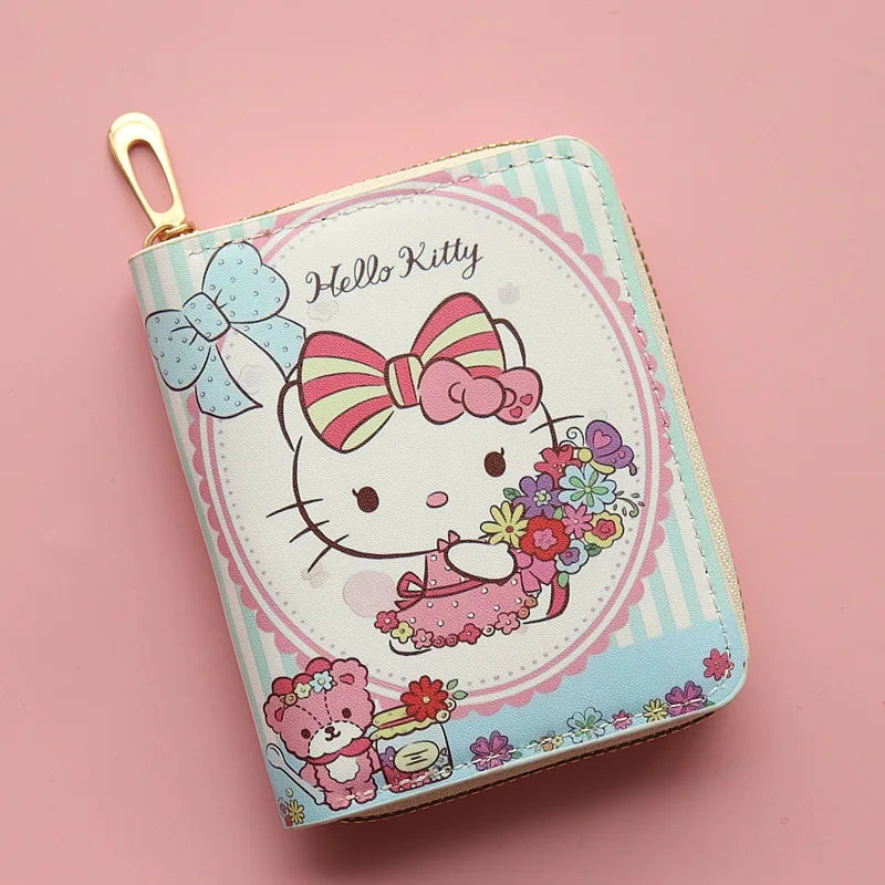 Hello Kitty Sleek Zip Wallet – Compact Charm