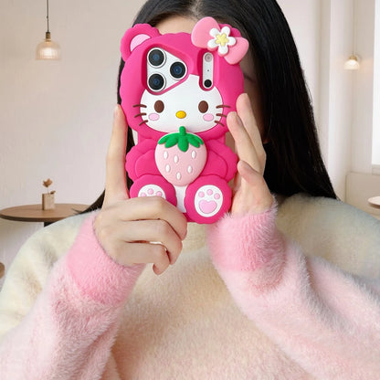 Hello Kitty Strawberry Charm iPhone Case