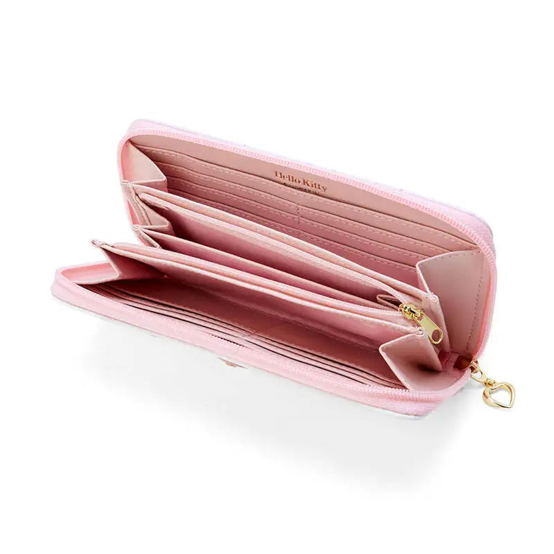 Hello Kitty Zipper Long Wallet – Adorable Sanrio Design