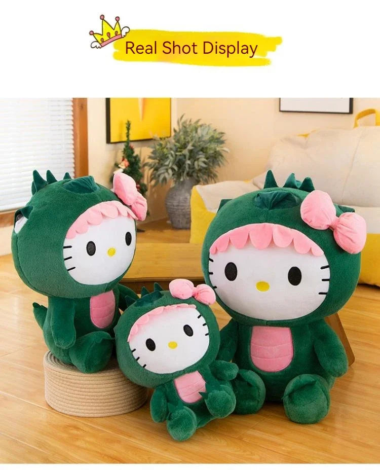 Hello Kitty dinasour plush toy