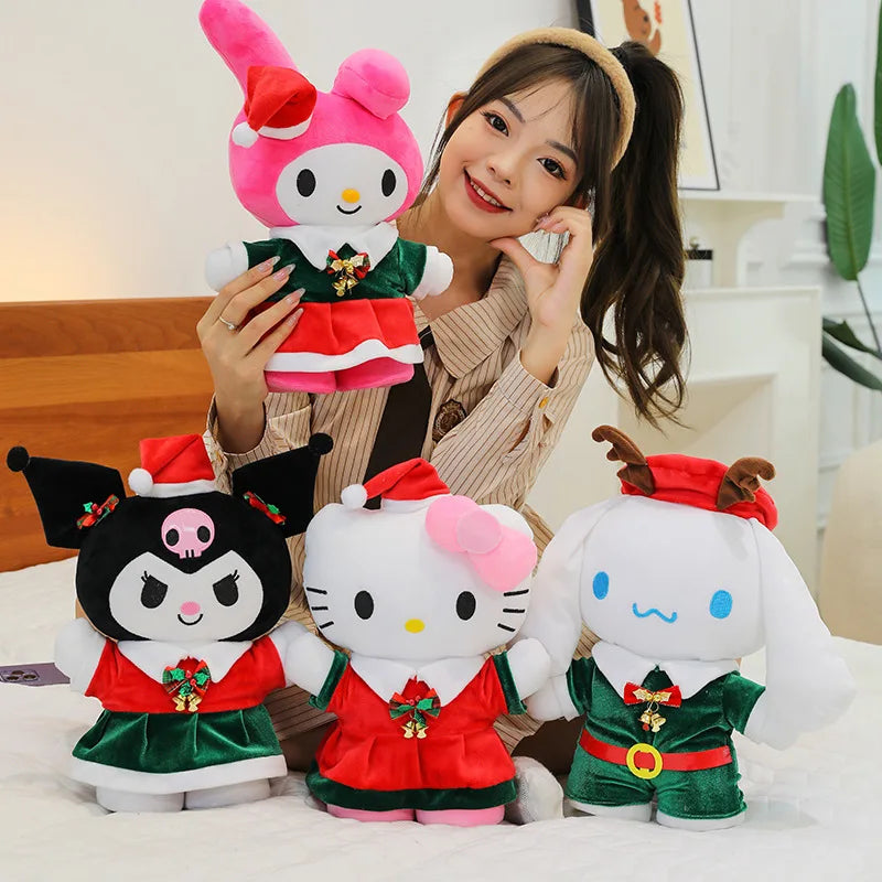 Holiday Kuromi Plush Toy – 35cm Christmas Edition for the Season