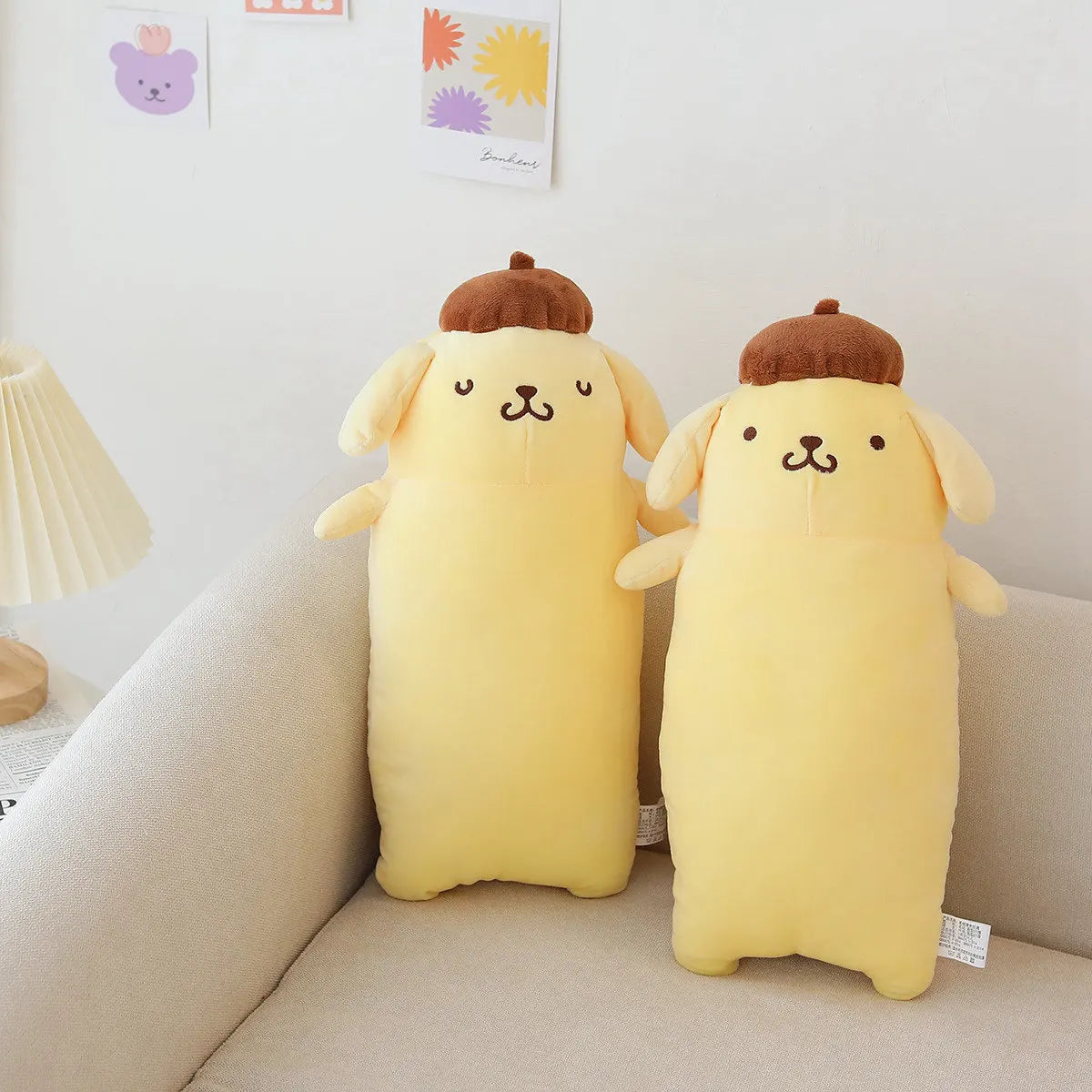 Huggable Happiness: Long Pompompurin Plush Buddy