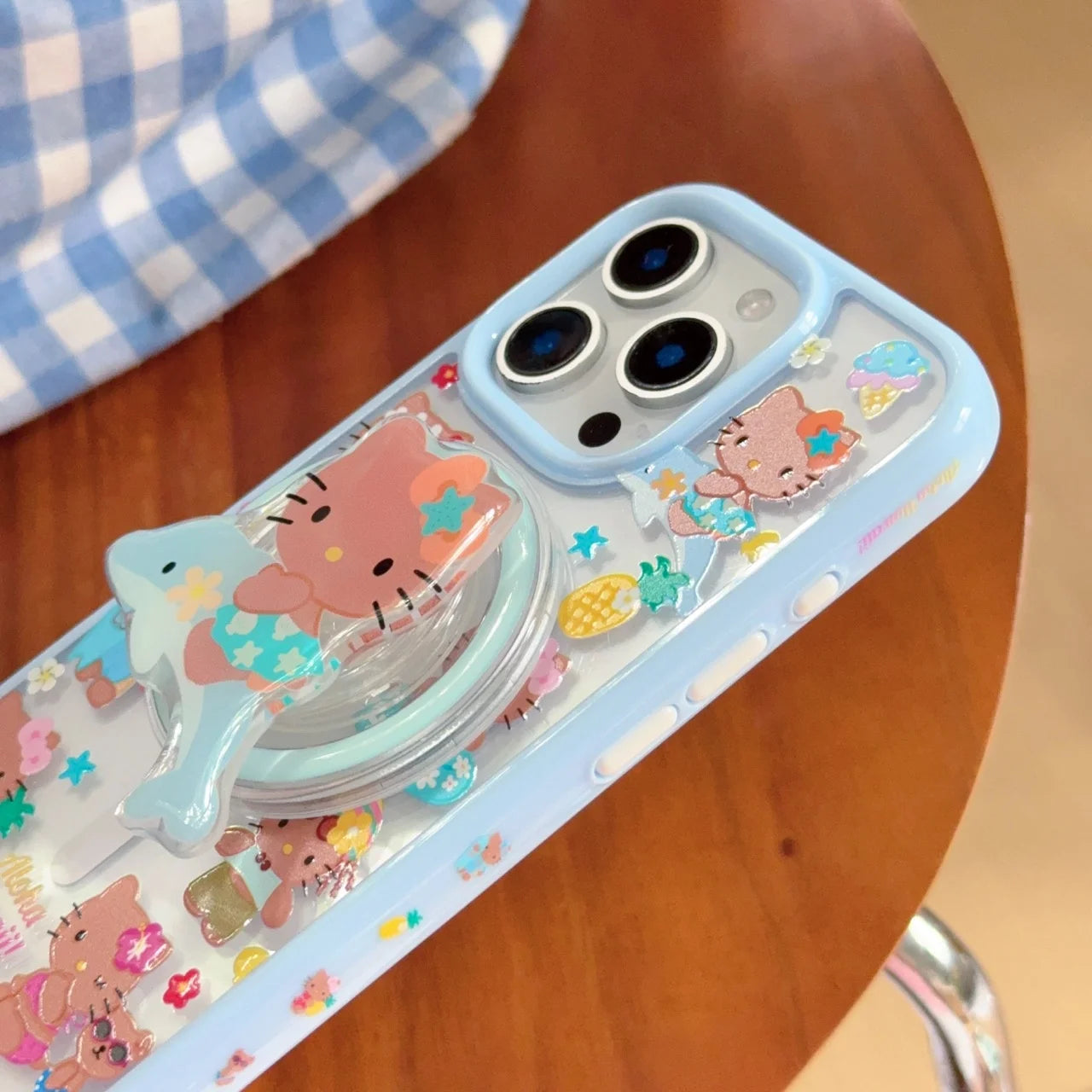 Kawaii Beach Hello Kitty Magnetic iPhone Case