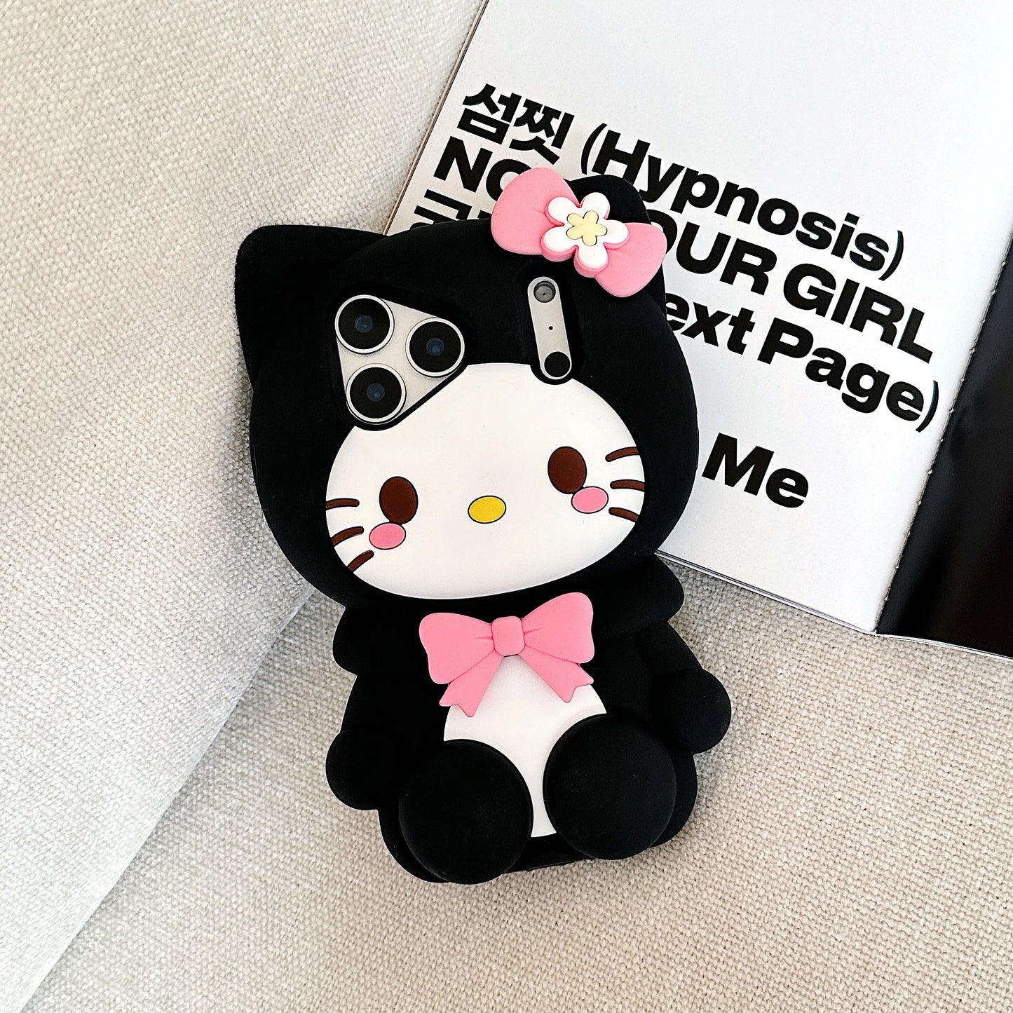 Kawaii Bow Pop Hello Kitty Case