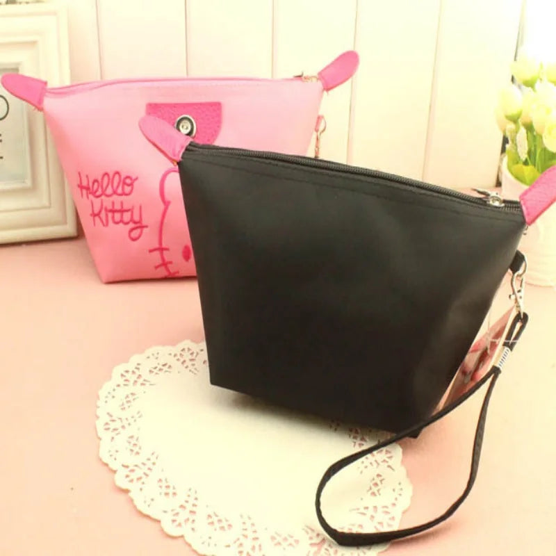 Kawaii Hello Kitty Waterproof Makeup Bag – Perfect Gift for Sanrio Fans